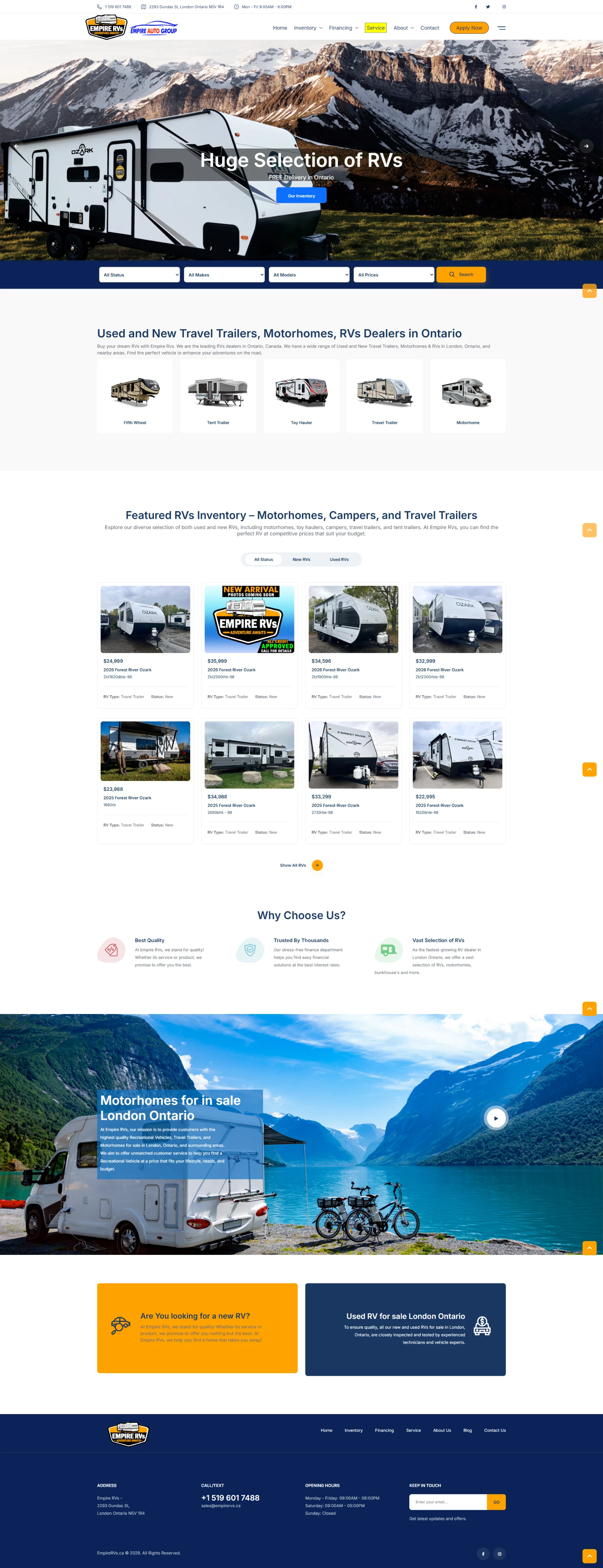 empire rvs