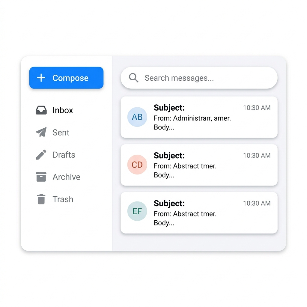 Webmail Dashboard